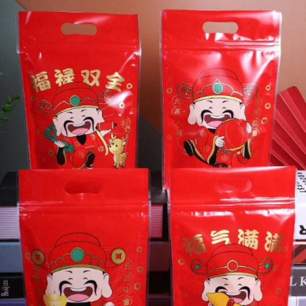 Túi Zip Màu Có Lỗ Cầm Tay
